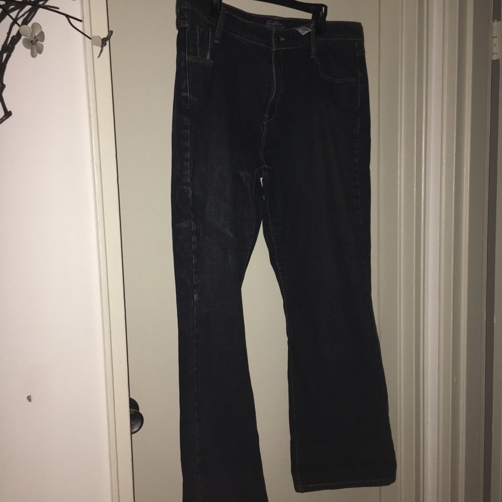 Levi Strauss stretch low rise bootcut Misses 18